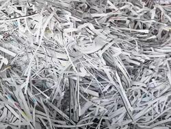 Transportation of Shredded Paper CU Stock Footage