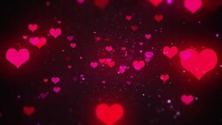 valentine hearts Stock Footage