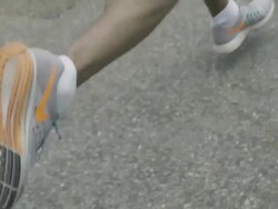 Runner's Legs Stock Footage