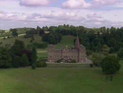 Hagley Hall And Park Stock Footage