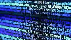 Computer Code Data Stream Stock Footage