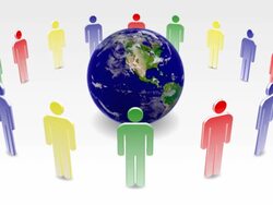 Network Social Globe 04 Stock Footage