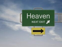 HD Road Sign Series - HEAVEN Stock Footage