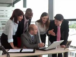 Business Team Working Stock Footage
