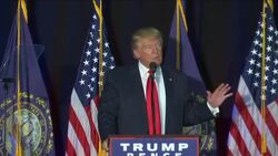 Trump Connects Clinton to Husband's Impeachment News Clip