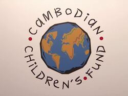 ATMOSPHERE: signage An Evening To Raise Awareness And Celebrate Cambodian Children's Fund  Stock Footage