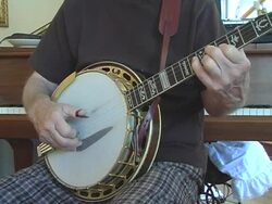 banjo man practice Stock Footage