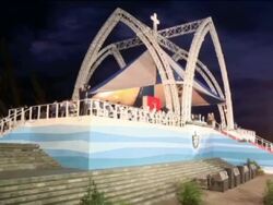 Pope Benedict calls for open Cuban society and con Stock Footage