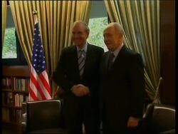 US Mideast envoy Mitchell meeting Israeli President News Clip