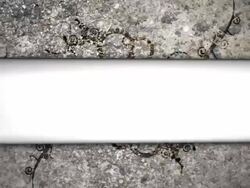 3D Grunge Ornamental Text Banner HD Stock Footage