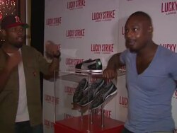 Mercy & Pete of Riot !n Paris Stock Footage