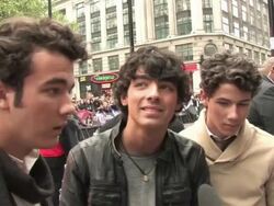 Jonas Brothers: The 3D Concert Experience - UK Premiere Stock Footage