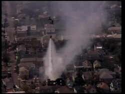 WRAP Major fires raging across flooded city News Clip