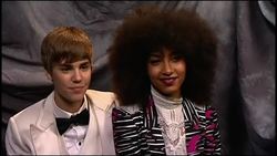 AP Exclusive Justin Bieber and Esperanza Spalding react News Clip