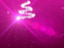 Snowflakes to Christmas Tree - HD Video Stock Footage