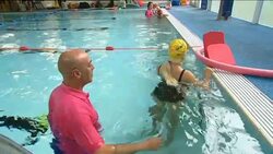 Waving not drowning, water phobics take the plunge  to  conquer their fear News Clip