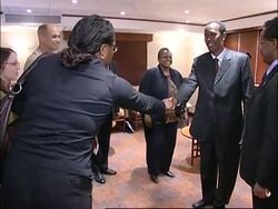 US assis sec of state Frazer meets Somali PM Gedi News Clip