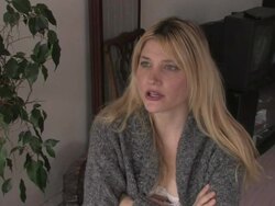 Marnie Stern Interview (clip 1) Stock Footage