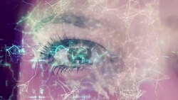 Digital Eye Stock Footage