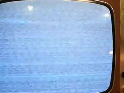 Old TV Screen with Interference, Hd Video Stock Footage