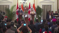 CLEAN : Modi talks tough on separatists after meeting Trudeau News Clip