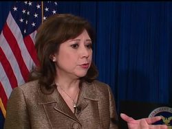 The AP's Mark Hamrick talks with Labor Secretary Hilda Solis about news that the economy added more jobs last month, while also asking questions passed along via Facebook and Twitter News Clip
