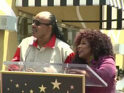 SPEECH: Stevie Wonder at the Chaka Khan Receives Star On The Hollywood Walk Of Fame at Hollywood CA. (Footage by WireImage Video/GettyImages) Stock Footage