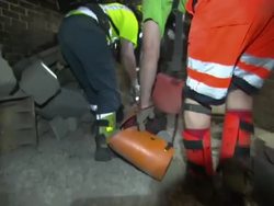 Mine Rescue Reconstruction News Clip