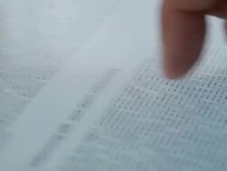 Using tablet computer Stock Footage