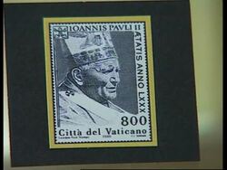 ITALY: VATICAN CITY: POPE STAMPS News Clip