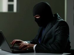 Computer hacker. Stock Footage