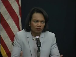 US Sec of State Rice, Egyptian FM news conference News Clip