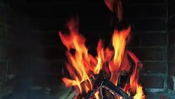 wood fire Stock Footage