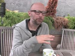 Moby Interview (clip 8) Stock Footage
