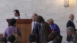 Democracy icon meets Pope, Italian president and prime minister News Clip