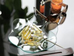 Smoking joss sticks Stock Footage