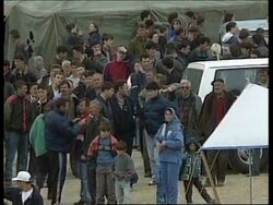 MACEDONIA: KOSOVO REFUGEE CRISIS UPDATE News Clip