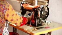Tailor & sewing machine Stock Footage