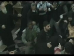 Middle East - Rival Christian monks in fight at sacred site News Clip