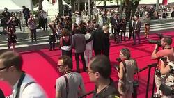CLEAN : Cannes: S Loznitsa on red carpet for Krotkaya News Clip