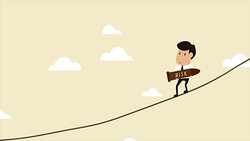 Animation concept video of Risk Management Stock Footage