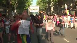 CLEAN : Argentine Gay Pride tainted by presidential race News Clip