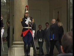 FRANCE/UK: ISRAELI PRIME MINISTER MEETS PRESIDENT JACQUES CHIRAC News Clip