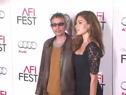 Eva Mendes, Leos Carax at AFI Fest 2012 On The Road Gala Screening on 11/3/2012 in Hollywood, CA.(Footage by WireImage Video/Getty Images Entertainment Video) Stock Footage