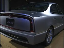 2000 Honda FCX concept car Stock Footage