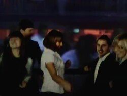 wild party after work hours HD Stock Footage