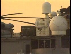 Suez Canal - USS Guam en route to Gulf News Clip