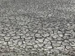Man with gas mask walking in apocalyptic world Stock Footage