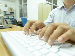 In the office Stock Footage