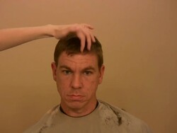 After the haircut HD Stock Footage